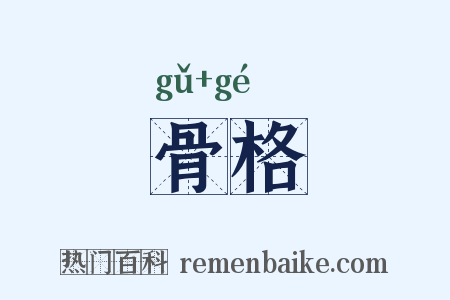 骨格是什么意思的图片